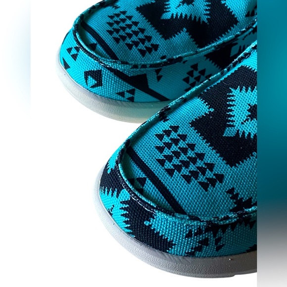 Turquoise Saddle Blanket ARIOT HILO Aztec Patterned Slip-On Sneakers NWT - Picture 13 of 13